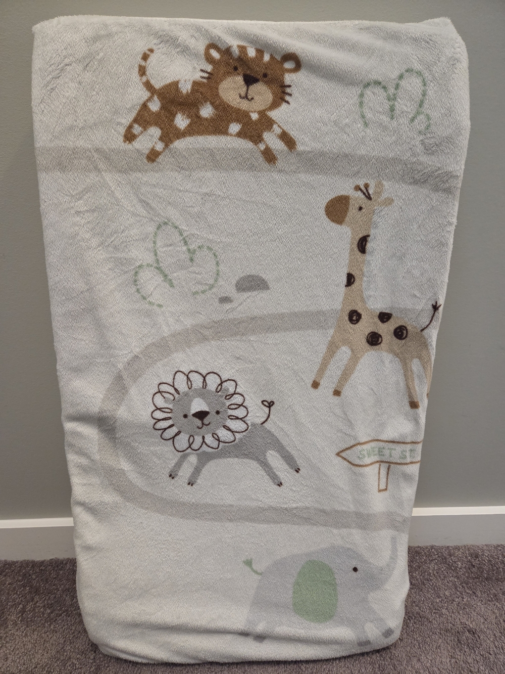 Kidi Comfort Waterproof Diaper Changing Mat Bundle W/ 3 Soft Covers - 4 Item Lot